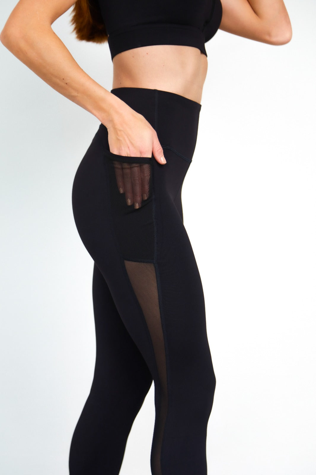 Legging Deportivo Bolsillo Lateral Transparente