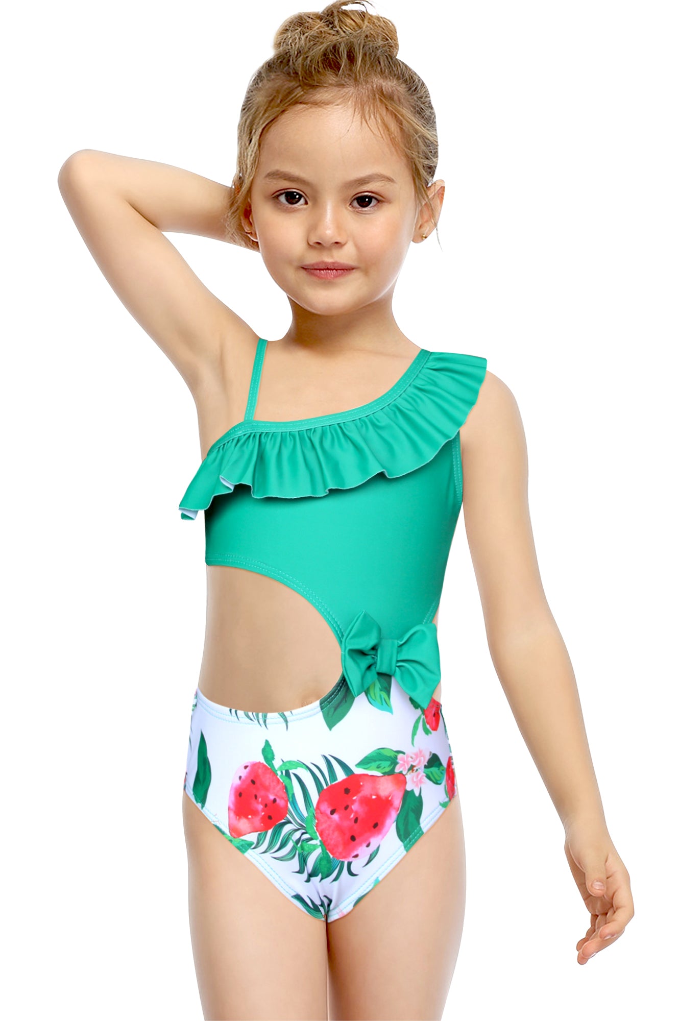 Pack of 15 units of girls' swimsuits