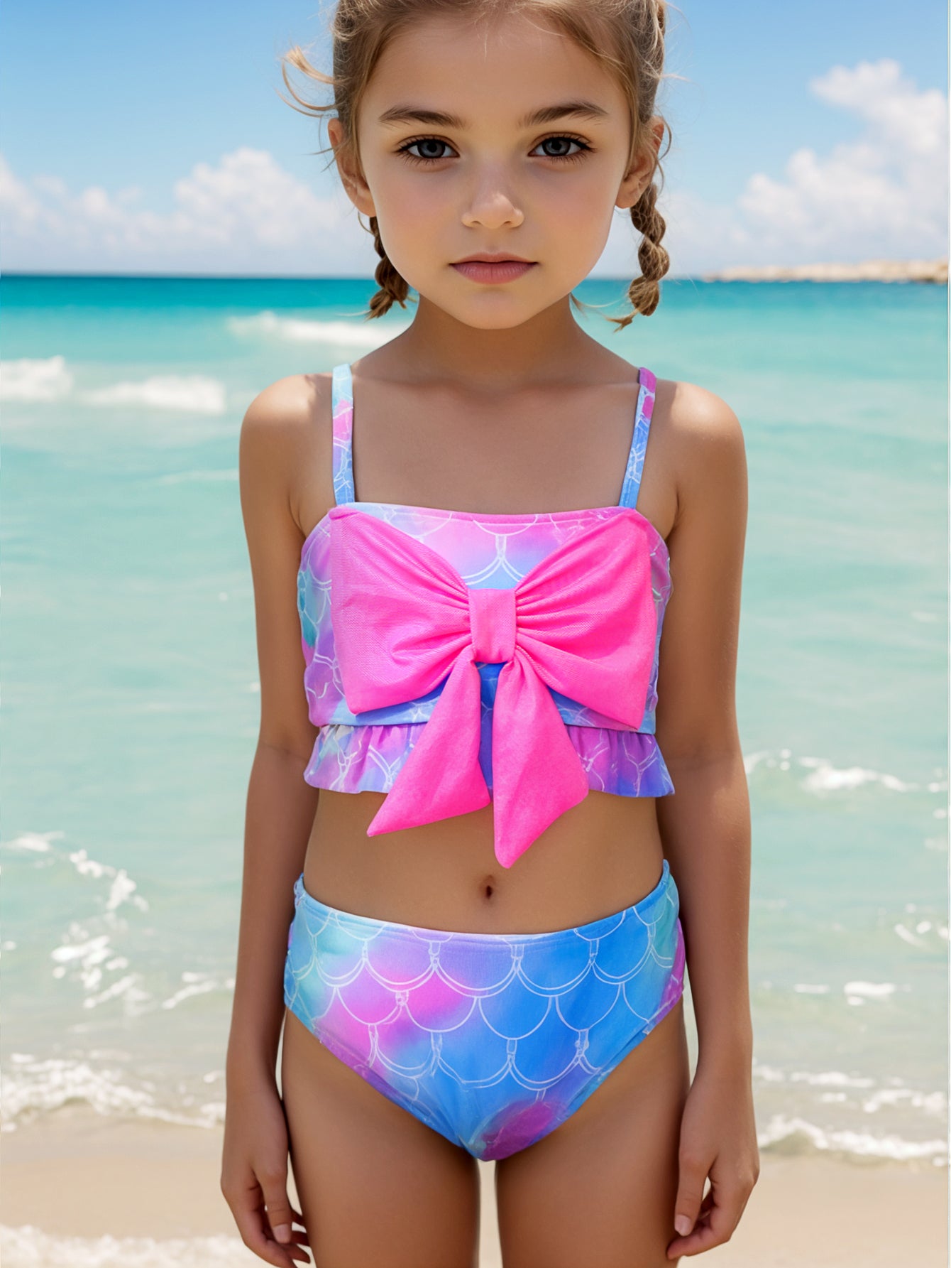 Pack 15 unidades Bikini lazo niña