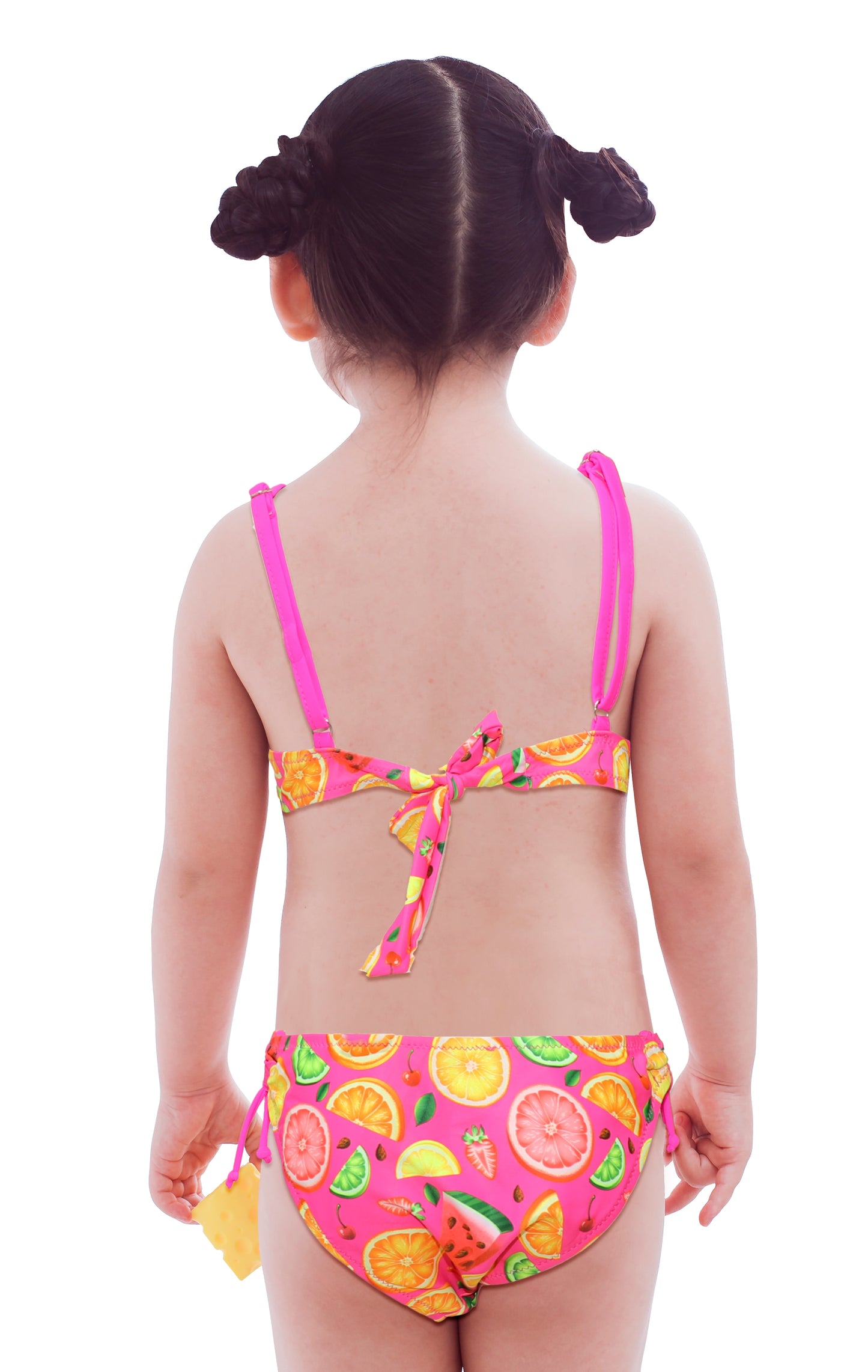 Pack of 15 units of girls' swimsuits with fruit designs