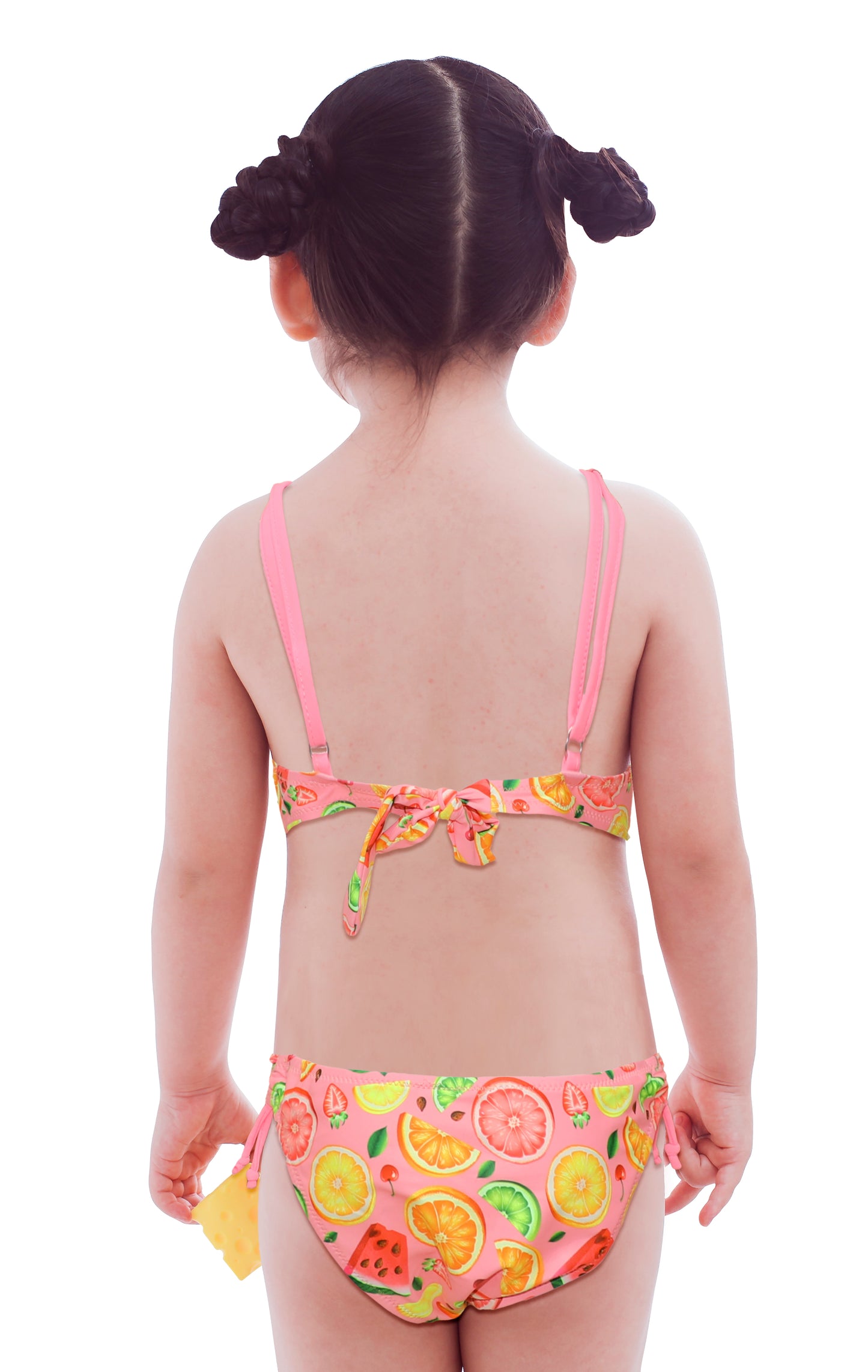 Pack of 15 units of girls' swimsuits with fruit designs