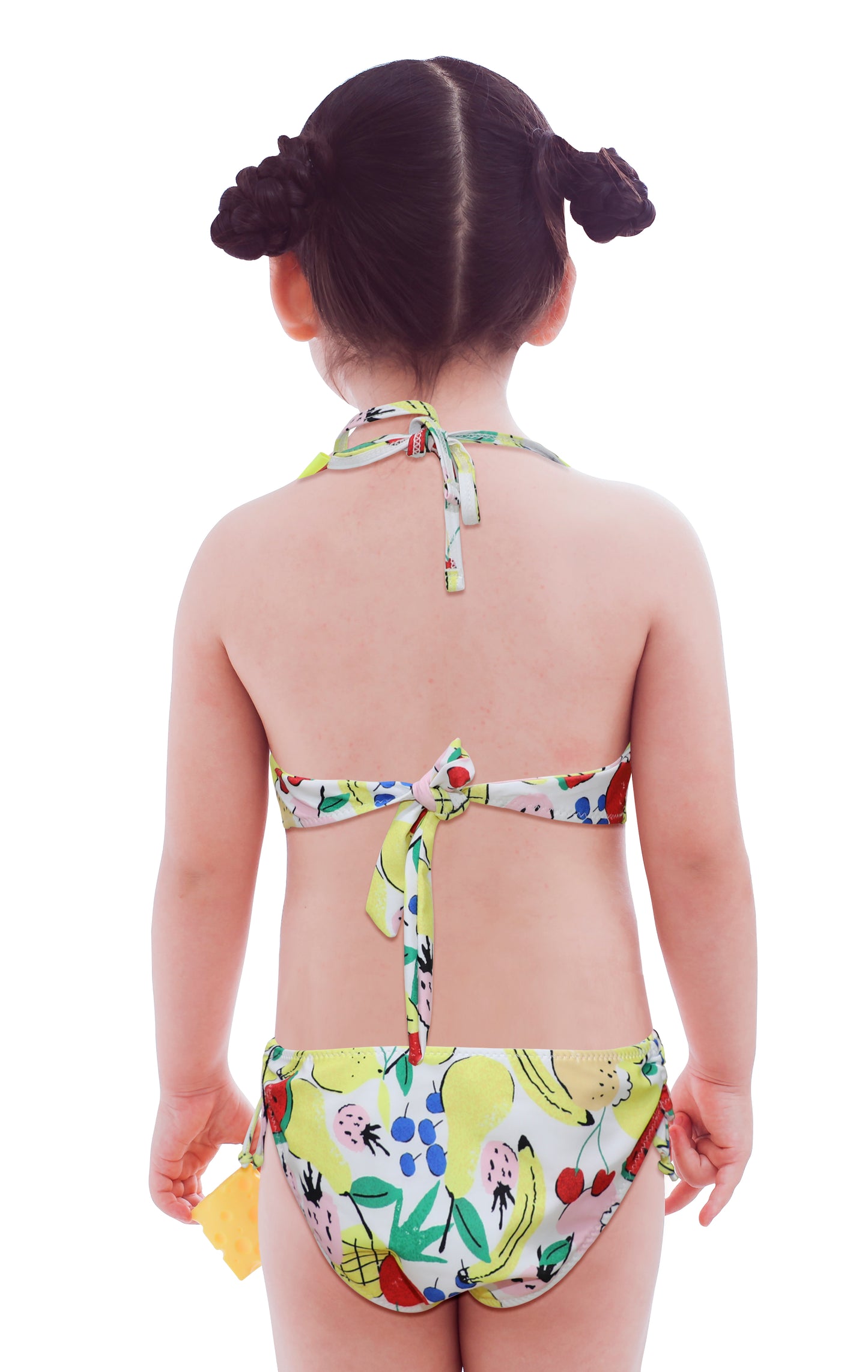 Pack of 15 units of girls' swimsuits with fruit designs