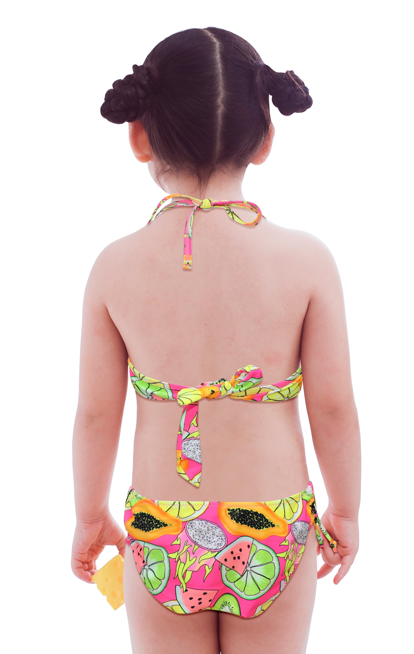 Pack of 15 units of girls' swimsuits with fruit designs