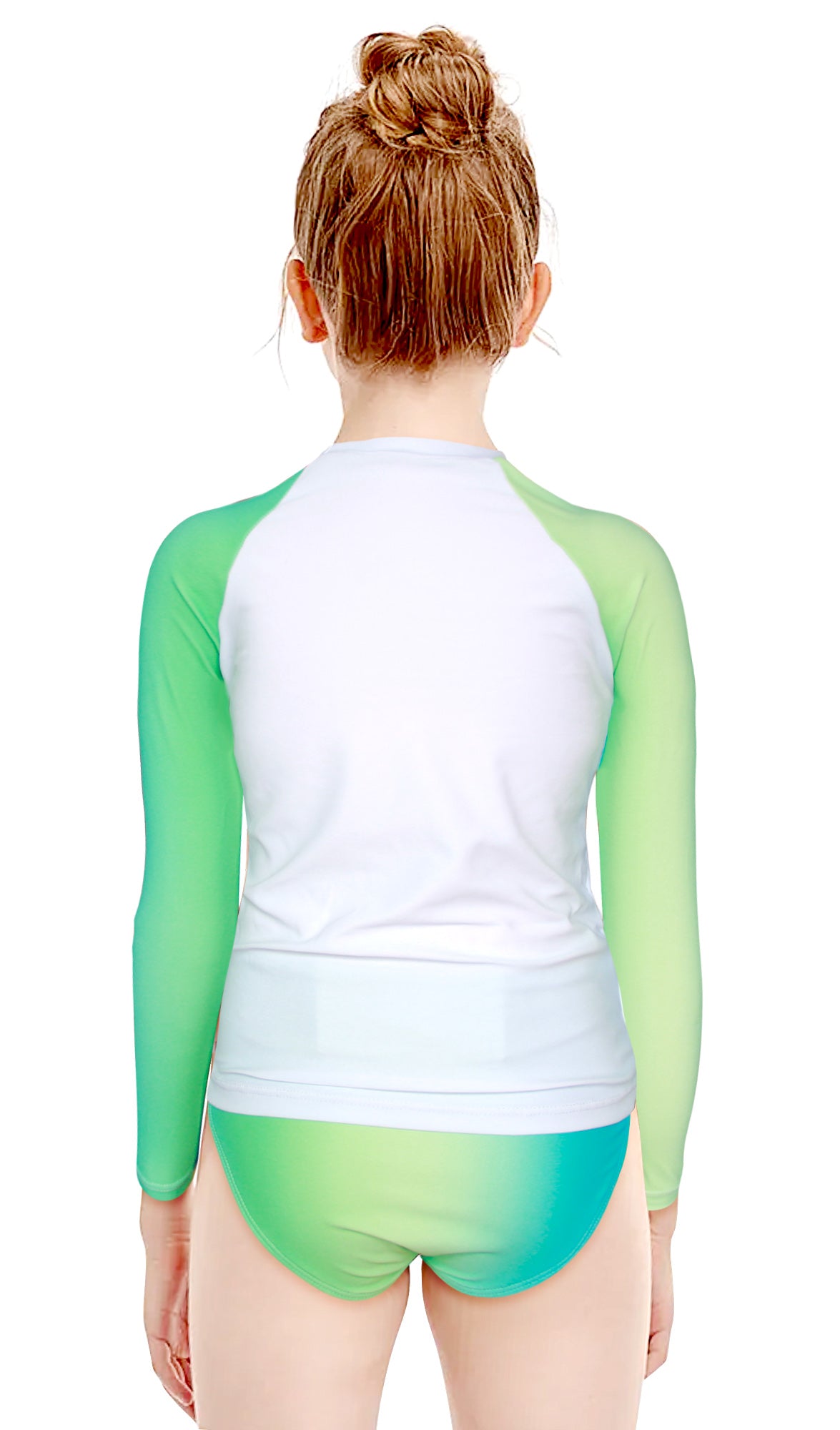 Pack of 15 units T-shirt and swimsuit set with a girl's drawing