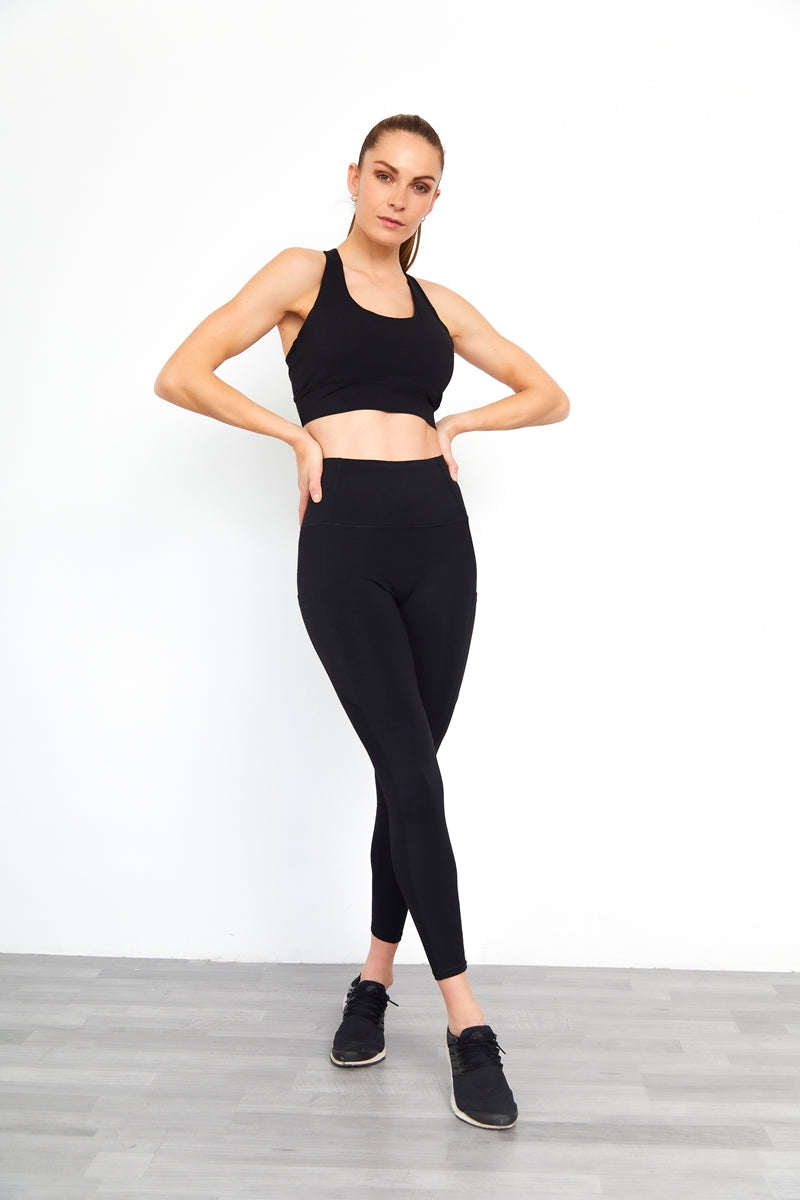 Pack of 6 Sports Leggings and Strappy Back Top Sets