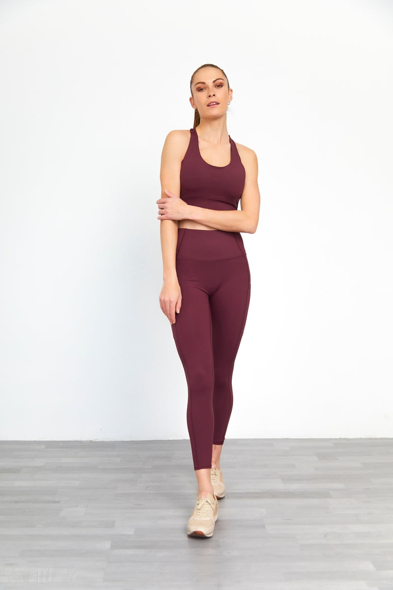Pack de 6 Conjuntos Leggings Deportivo y Top Espalda Tiras