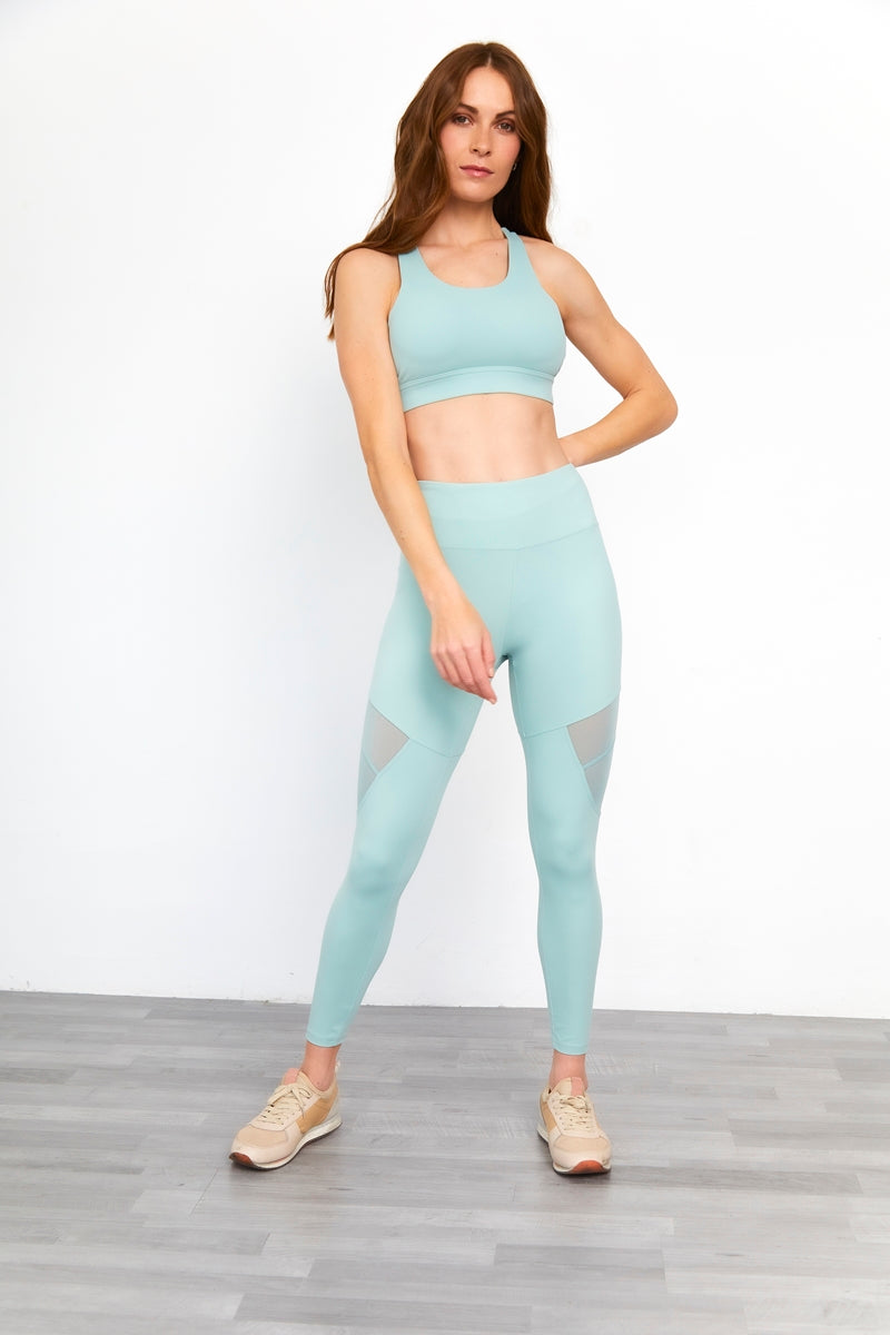 Pack of 6 Sports Leggings and Strappy Back Top