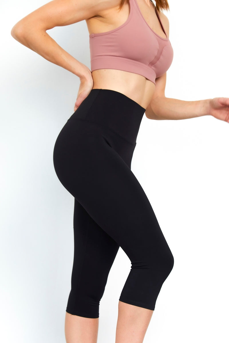 Pack of 6 Sports Legging Sets and Strappy Back Top