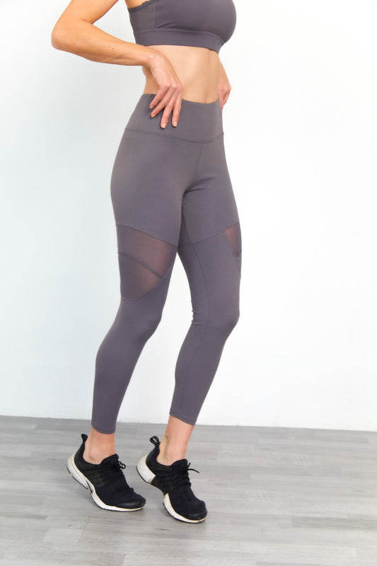 Pack 6 Leggings Deportivo con Transparencia Lateral