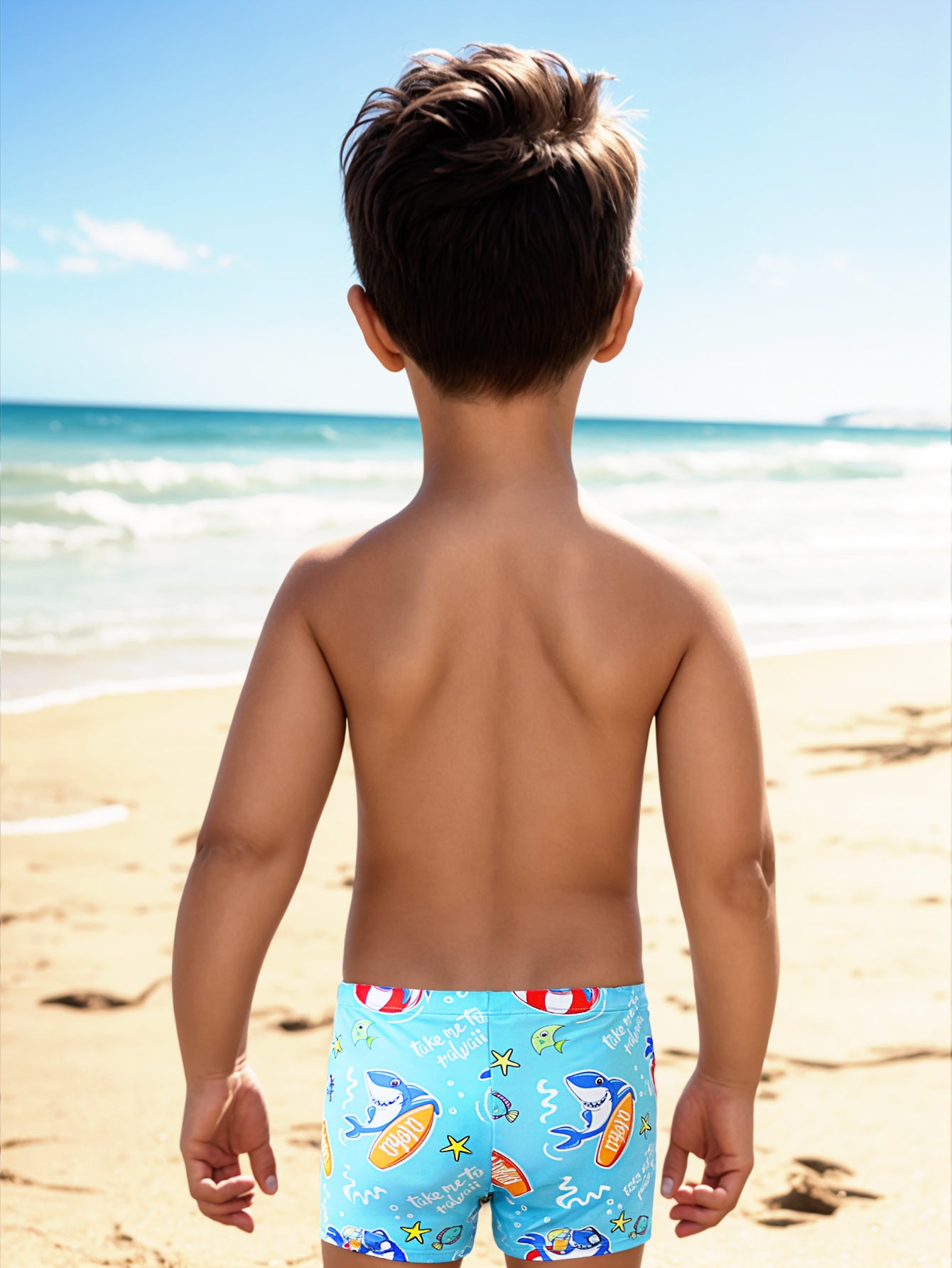 Pack of 16 units Boy's Swimsuit Drawing