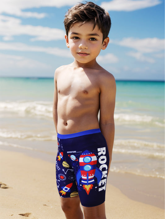 Pack of 16 units Boy's Swimsuit with Drawing