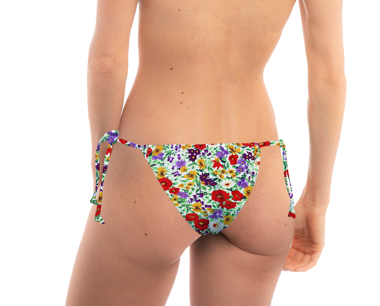 Pack of 24 Floral Print Thong Bikini Bottoms