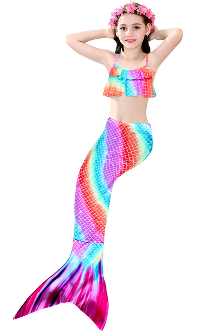 Pack of 21 units Mermaid tail for girls