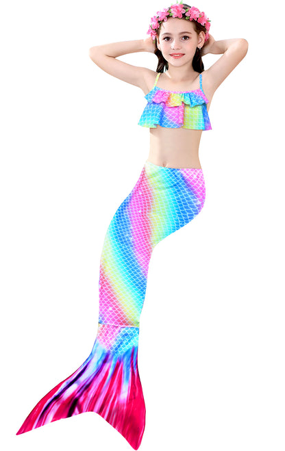 Pack of 21 units Mermaid tail for girls