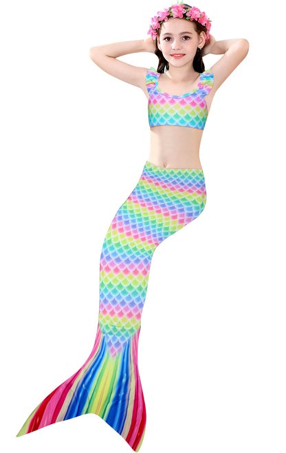 Pack of 21 units of girl's mermaid tail