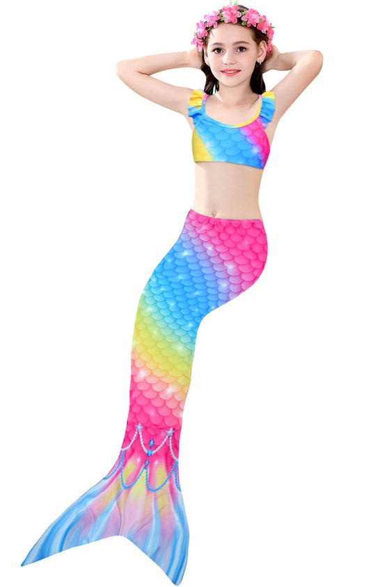 Pack of 21 units of girl's mermaid tail