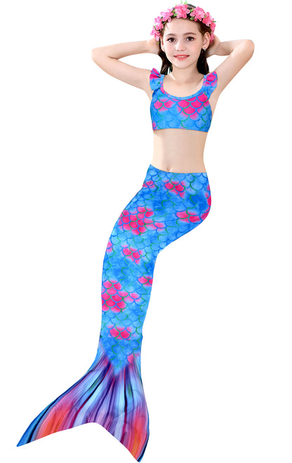 Pack of 21 units of girl's mermaid tail