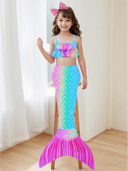 Pack of 21 units Mermaid tail for girls