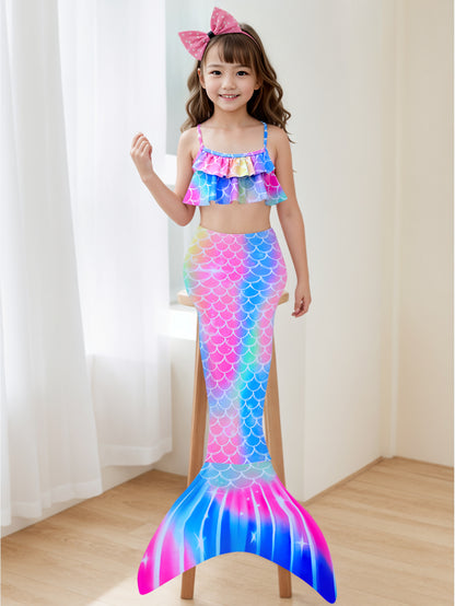 Pack of 21 units Mermaid tail for girls