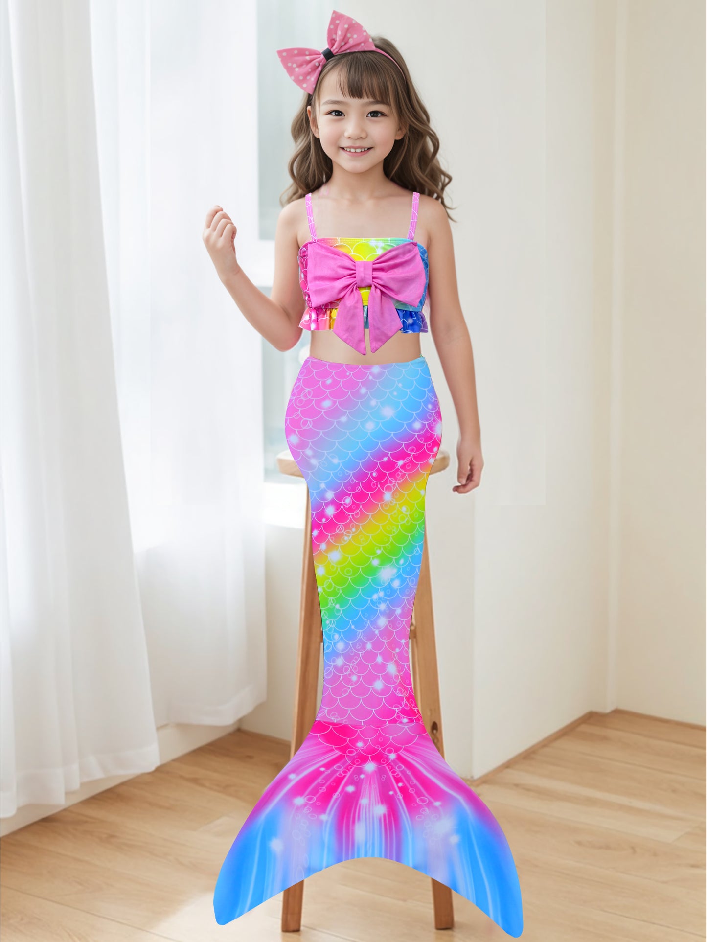 Pack of 21 units of girl's mermaid tail