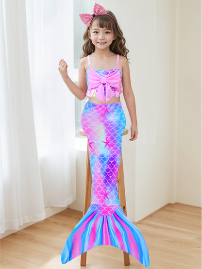 Pack of 21 units of girl's mermaid tail