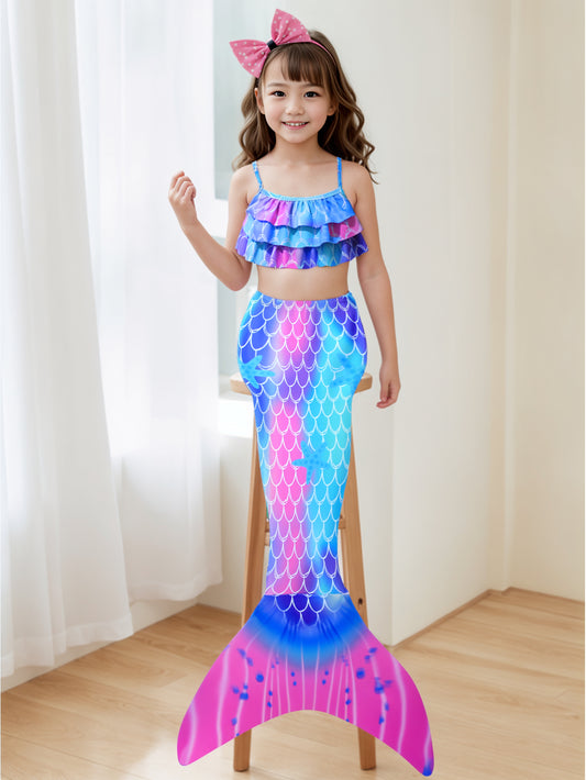 Pack of 21 units Mermaid tail for girls