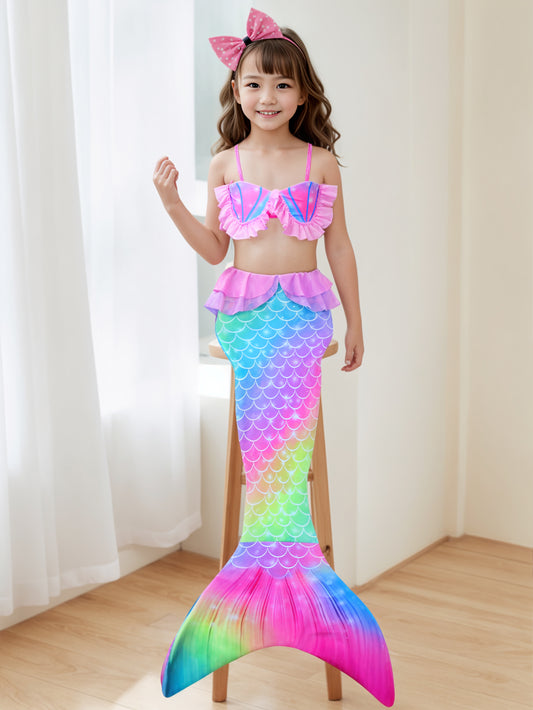 Pack of 21 units Mermaid tail for girls