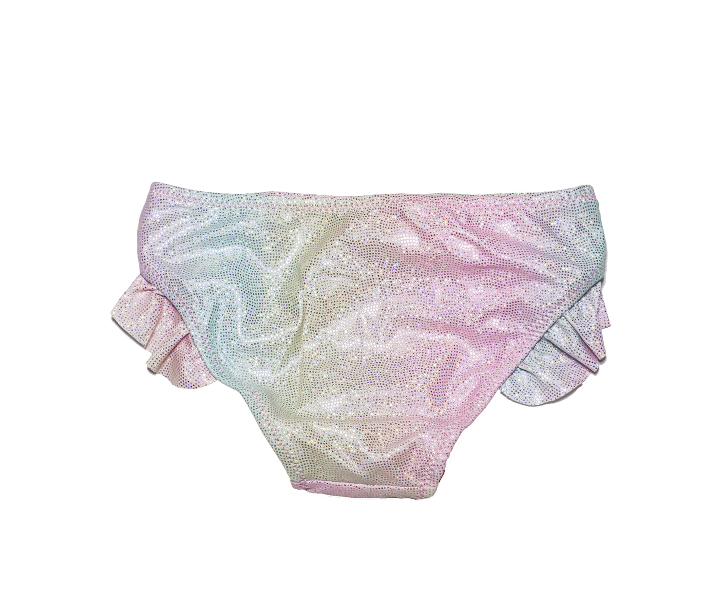 Pack of 16 units Girl's Panties with Mermaid Print Ruffle