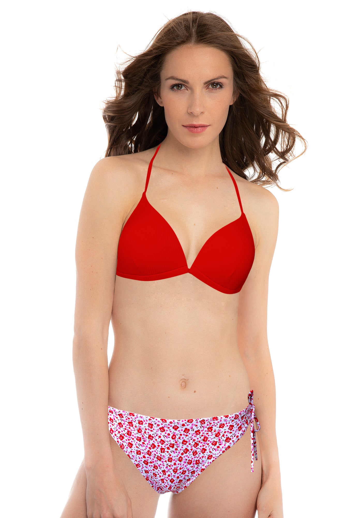 Pack de 6 Bikini Braga Ancha Con Cordón Ajustable