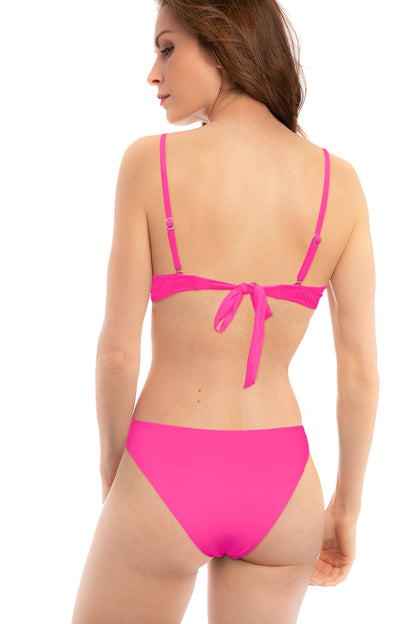 Pack de 6 Bikini Liso con Braga ancha