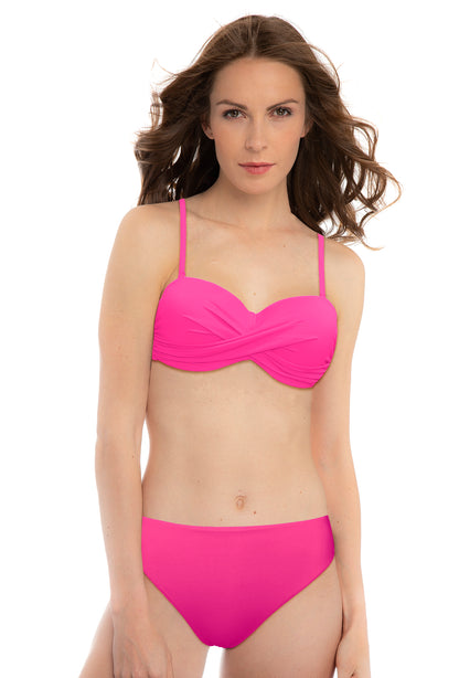 Pack de 6 Bikini Liso con Braga ancha