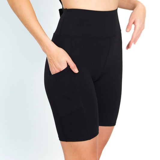 Leggings Corto Deportivo Con Bolsillo Lateral