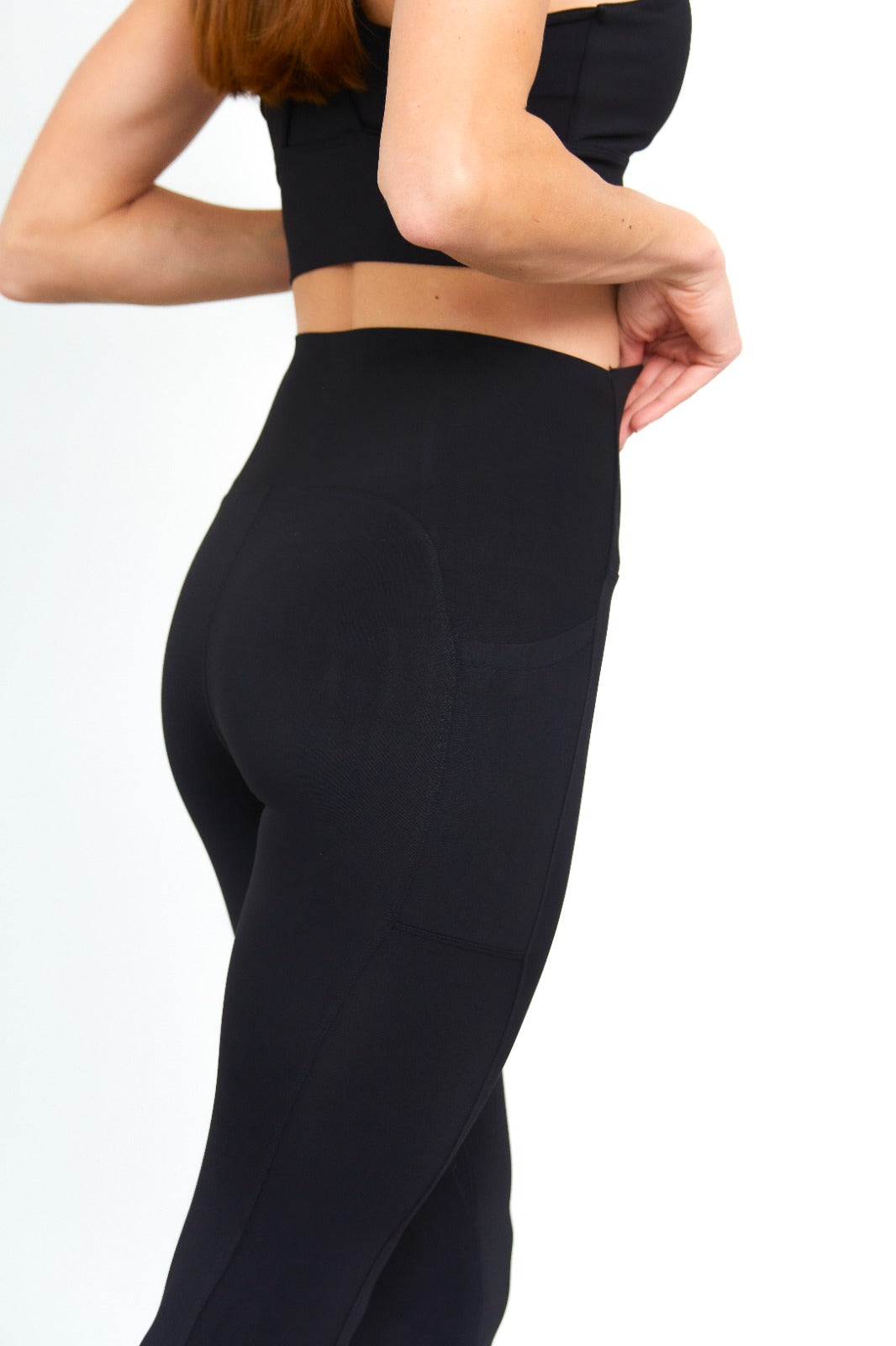 Pack 6 Legging Deportivo Lisos Con Doble Bolsillo Lateral